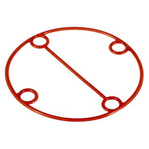 Packning över ventilplatta