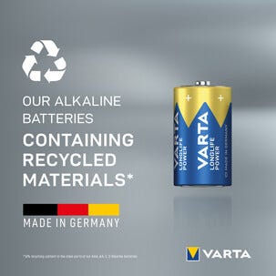 VARTA Longlife Power D / LR20 batteri, 2-pack