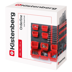 Kistenberg KOR4-S411 verktygstavla med krokar och hållare
