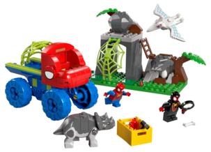LEGO Marvel Spidey 11199 Team Spideyn pelastustehtävä dinomönkijällä, yli 4-vuotiaille