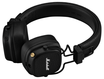 Marshall Major V trådlösa on ear-hörlurar, svarta