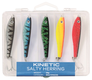 Kinetic Salty Herring sjøørretsluk 26 g, 5-pakning