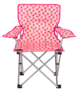 Hopfällbar stol för barn, jordgubbe