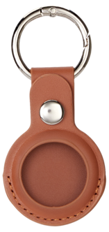 Anmiki Airtag-hållare med nyckelring, konstläder