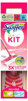 Swiffer Sweeper Startkit mopp och golvdukar, rosa