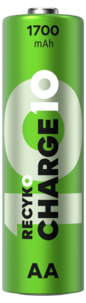 Batterilader inklusive 4 batterier, GP ReCyko Charge 10