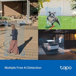TP-Link Tapo C520WS AI övervakningskamera WiFi , utomhus