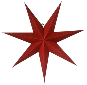 Julstjärna papp 70 cm, Northlight