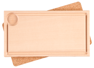 Planksteksbrädor med underlägg, 2-pack