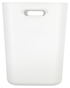 Serenity oppbevaringsboks i plast uten lokk, hvit