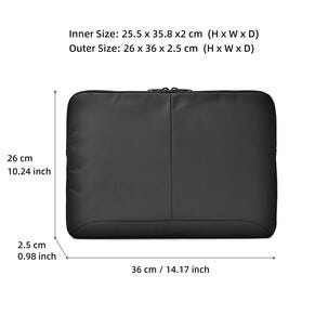Datorfodral 14 tum, vadderat, svart