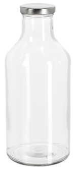 Glassflaske med skrukork 1 liter