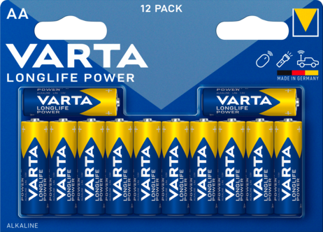 VARTA Longlife Power, alkaliskt batteri, AA/LR6