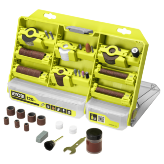 Ryobi RAR800K-120 tillbehörssats multiverktyg, 120 delar