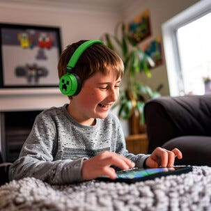 Trådlösa on ear hörlurar för barn, från 3 år