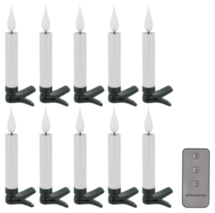 Trådlösa julgransljus LED, batteri, 10 st, Northlight