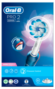 Oral-B PRO 2 2200S Sähköhammasharja Sensitive Clean