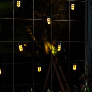 Northlight utendørs lyslenke solcelle lykter 2,7 m