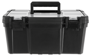 Verktygslåda med verktyg