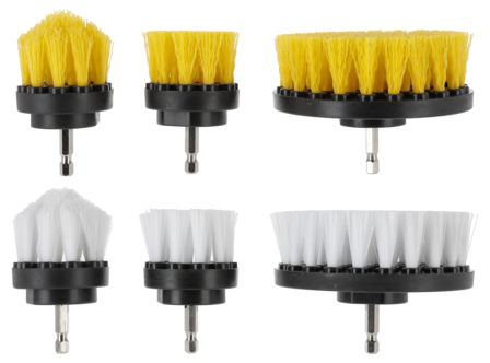 Borstar till skruvdragare, 6-pack