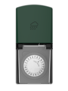 Manuell timer utomhus, eluttag, 5,5 x 12 cm