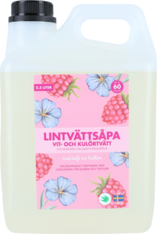 Ekotipset lintvättsåpa tvättmedel 2,5 l