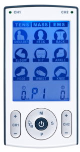 TENS-, EMS- ja hierontalaite 3-in-1