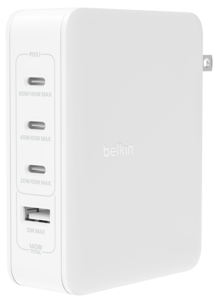 Belkin BoostCharge Pro GaN-lader USB-C, USB-A, 140 W