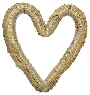 Halmkrans hjärta, 25 cm