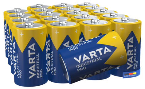 Varta Industrial Pro D/LR20-batterier, 20-pack