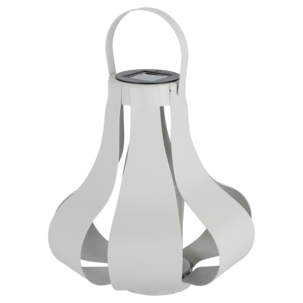 Northlight Aurinkokennolyhty metallia kahvalla, harmaa