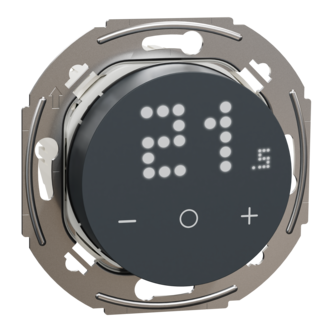 Schneider Renova WDE011682 smart termostat til gulvvarme, svart