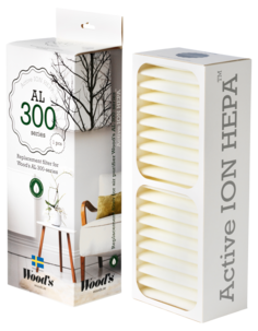 Woods Active Ion HEPA-filter for Al 300-serien