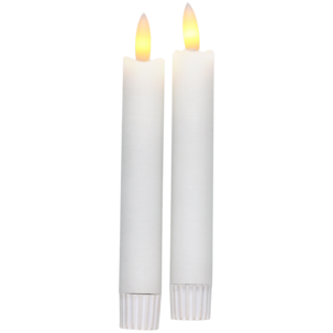 Northlight antikklys LED hvit, 16 cm, 2-pakning