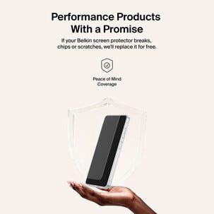 Belkin ScreenForce Titan 3-i-1 skjermbeskytter for Galaxy S26+