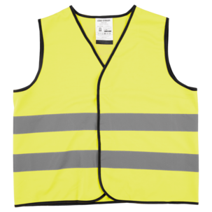 Refleksvest gul, Clas Ohlson