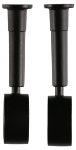 Rörhållare för 25 mm rör sluten gavel , 2-pack