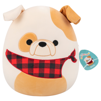 Squishmallows Brock Bulldog gosedjur, 30 cm