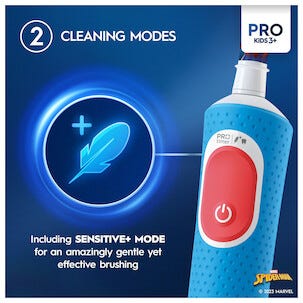Oral-B Pro Kids Spiderman eltandborste barn, från 3 år