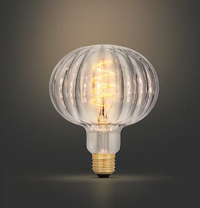 Rökfärgad lampa E27 dimbar LED Smokey