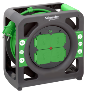 Schneider Compact kabeltrommel 15 meter, utendørs