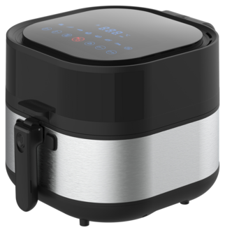 Airfryer keramisk, luftfritös med timer, 7,2 liter