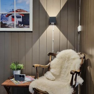 Sunwind Cube fasadbelysning 12 V upp och ner, svart