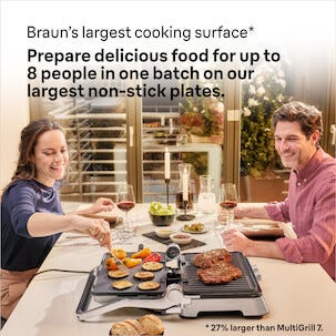 Braun multigrill 9 CG9047, extra stor bordsgrill
