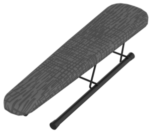 Ode ärmstrykbräda, 11,5 × 57 cm