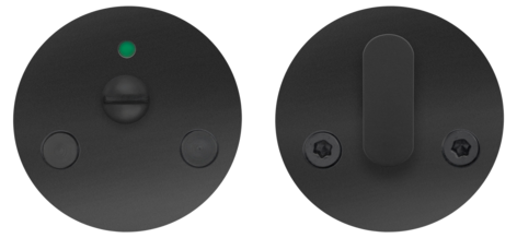 Toalettvred Beslagsboden, svart