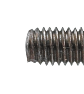 Gängad stång elförzinkad, 1 m