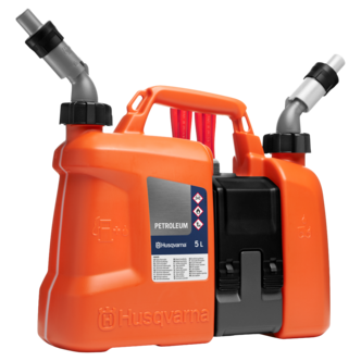Husqvarna kombidunk, 5 l bränsle och 2,5 l kedjeolja