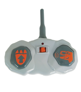 Kauko-ohjattava dinosaurus, ääni- ja valotehosteita, yli 6-vuotiaille