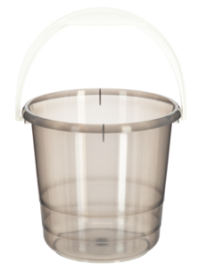 Pieni sanko elintarvikehyväksyttyä muovia, 5 litraa, Nordiska plast